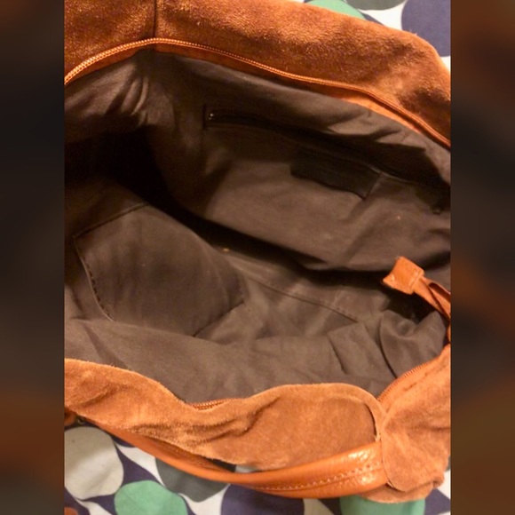 Borse in Pelle brown suede  bag with tassel - Picture 2 of 6